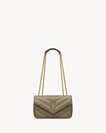 YSL LOULOU small in MATELASSÉ lambskin